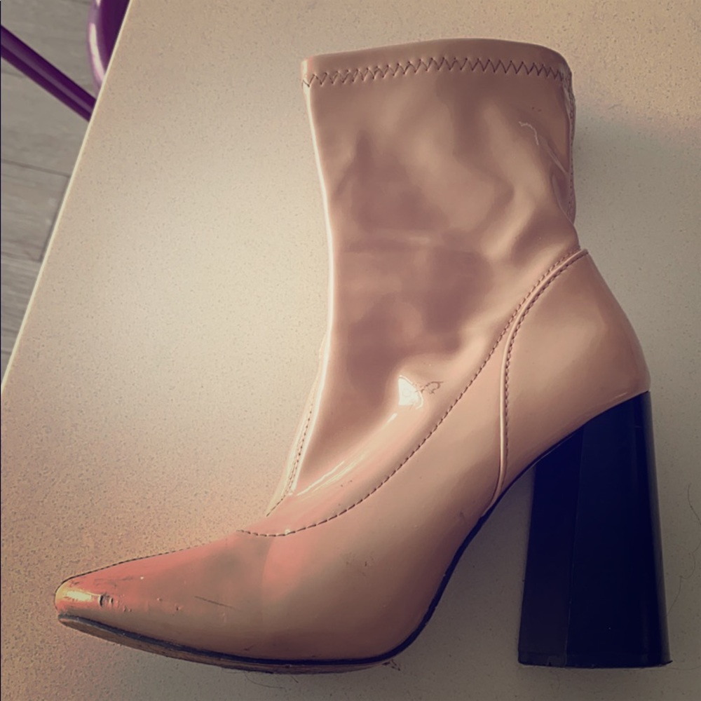 Pink boots